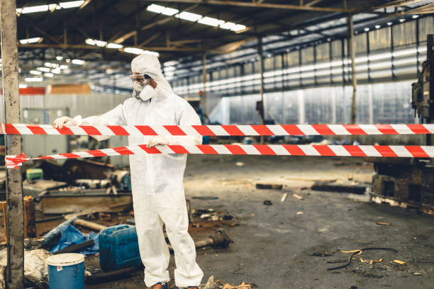 Professional Infectious Disease Decontamination technician working in Blue Ridge, GA